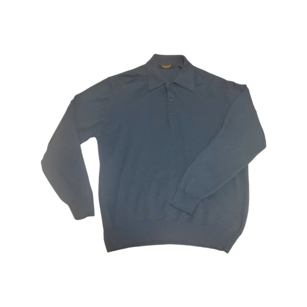 BachRach Polo long sleeve merino wool